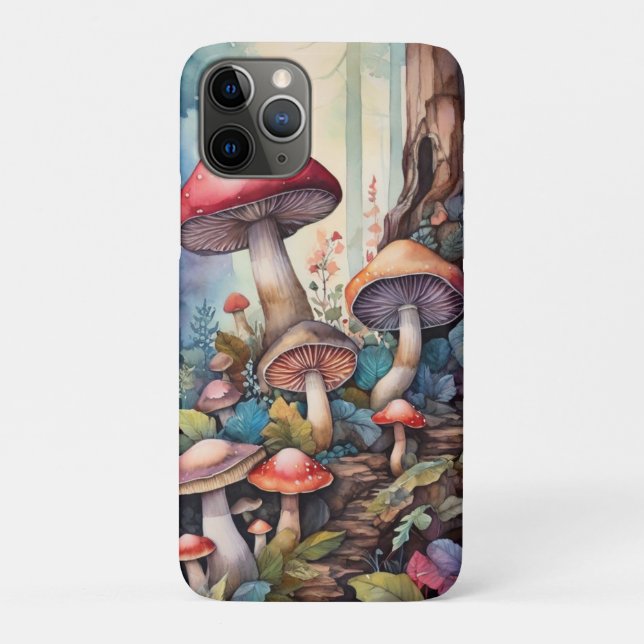 Watercolor Mushrooms Bag Case-Mate iPhone Case (Back)