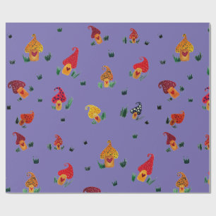 Watercolor mushrooms Wrapping Paper