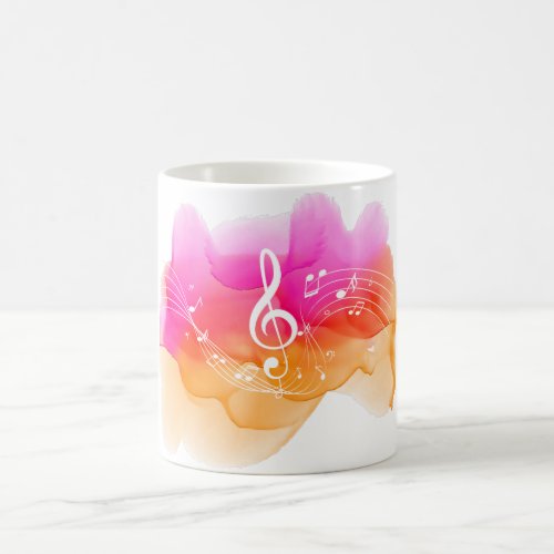 Watercolor Music Coffee Mug