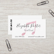 Watercolor Musical Notes Custom Qr Code Business Card at Zazzle