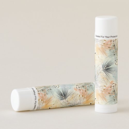 Watercolor Muted Blue Peach Yellow Beige Spring Lip Balm