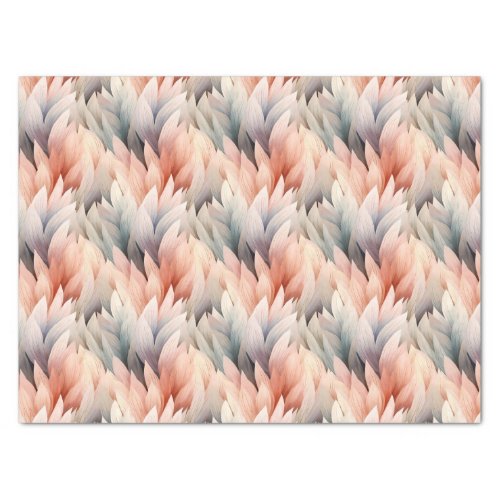Watercolor Muted Pastel Leaf Pattern Spring Tissue Paper