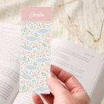 Watercolor Narwhal &amp; Seal Pattern Bookmarks