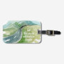 Watercolor Nature Let's The Next Adventure Begin Luggage Tag