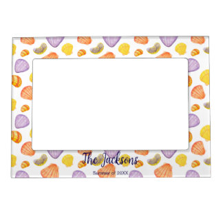 Watercolor Nautical Picture Frame Magnetic