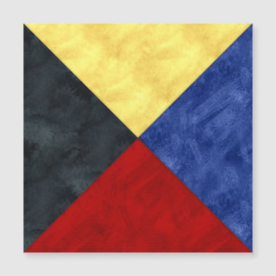 Watercolor Nautical Signal Maritime Flag