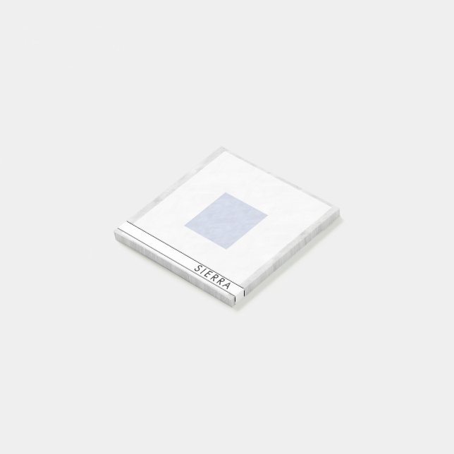 Watercolor Nautical Signal Maritime Flag Post-it Notes (Angled)