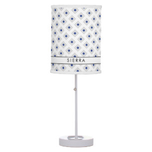 Watercolor Nautical Signal Maritime Flag Table Lamp
