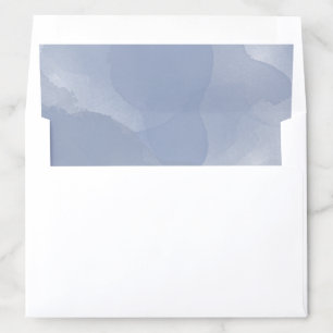 #Watercolor Navy Steel #Blue Event Wedding Envelope Liner