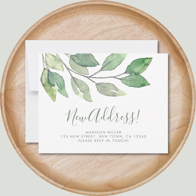 Watercolor New Address Moving Announcement (Creator Uploaded)
