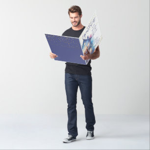 Watercolor New Home Congratulations JUMBO Card