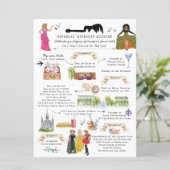 Watercolor New Orleans Birthday Weekend Itinerary Invitation (Standing Front)