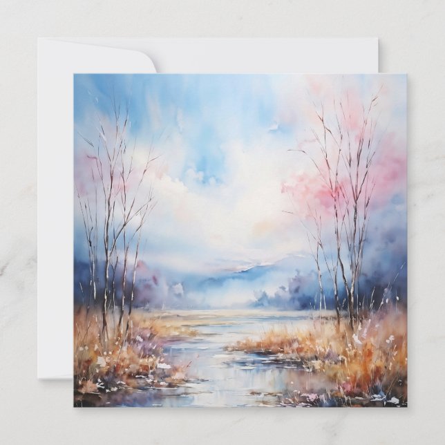 Watercolor  note card (Front)