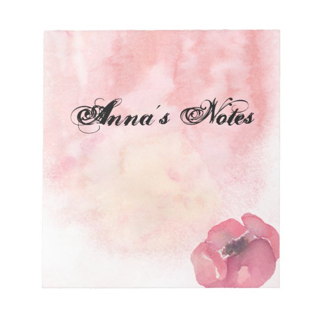 Watercolor Notepad (Front)