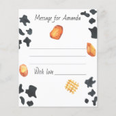 Watercolor nuggets birthday time capsule message (Front)