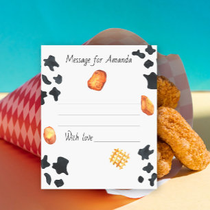 Watercolor nuggets birthday time capsule message