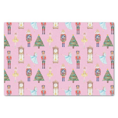 Watercolor Nutcracker Ballet Tissue Paper