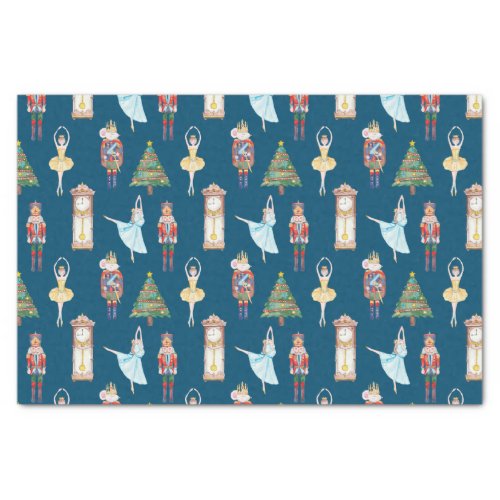 Watercolor Nutcracker Ballet Tissue Paper