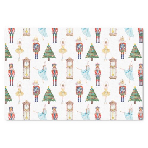 Watercolor Nutcracker Ballet Tissue Paper