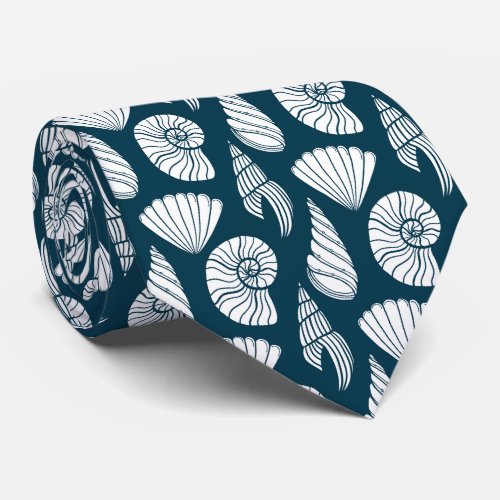 Watercolor Ocean Sea Animals Pattern  Neck Tie