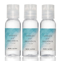 Watercolor Ocean Summer Blue Beach Hand Sanitizer