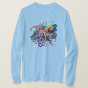 Watercolor Octopus T-Shirt