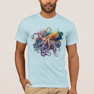 Watercolor Octopus T-Shirt