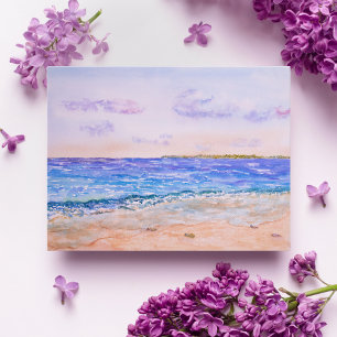 Watercolor Of Cayman Islands Postcard