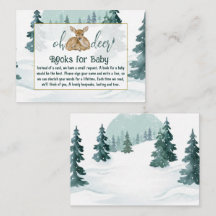 Watercolor Oh Deer Winter Wonderland Books forBaby