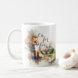 Watercolor Oh For Fox Sake Funny Coffee Cup Mug at Zazzle