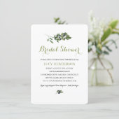 Watercolor Olive Orchard | Bridal Shower Invitation (Standing Front)
