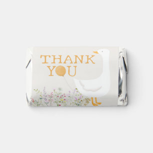 Watercolor One Silly Goose Wildflower 1st Birthday Hershey's Miniatures