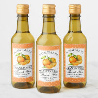 Watercolor Oranges Dots Orangecello Wedding Mini