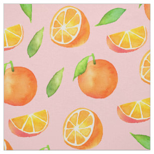 Watercolor Orange Fruit Pattern Hawaiian Shirts