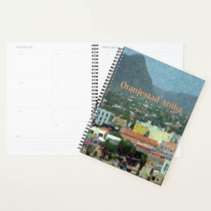 Watercolor Oranjestad, Aruba Planner
