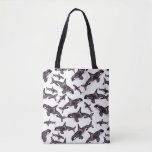 Watercolor Orca Tote Bag