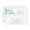 Watercolor Orchid Flower Reply RSVP Cards