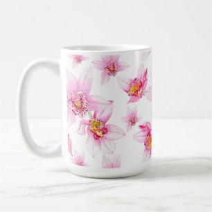 Watercolor Orchids Design 15  Coffee Mug