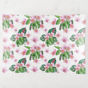 Watercolor Orchids Design 30 Trinket Tray