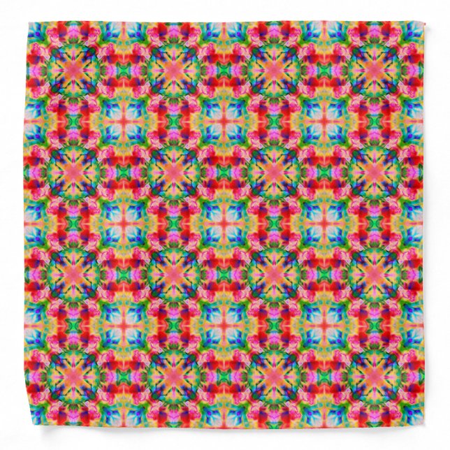 Watercolor ornament bandana (Front)