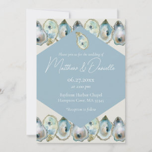 Watercolor Oyster  Invitation