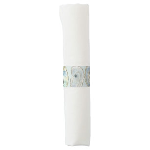 Watercolor Oyster Napkin Band