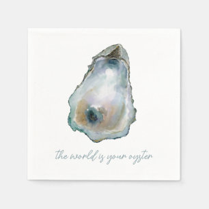 Watercolor Oyster Napkins