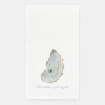 Watercolor Oyster  Paper Guest Towels