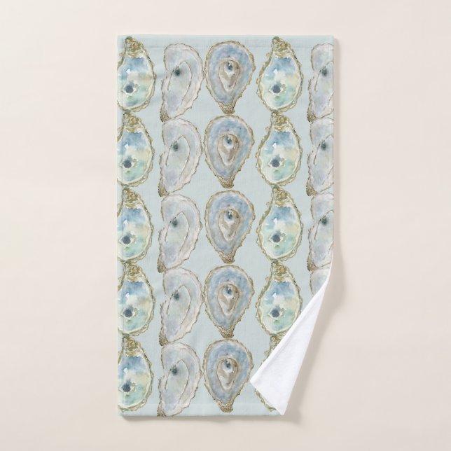 Watercolor Oysters Hand Towel (Hand Towel)