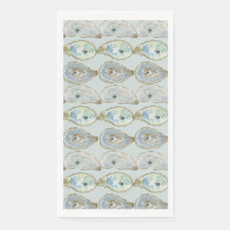 Watercolor Oysters Paper Guest Towels