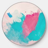 Watercolor Paint Abstract Wireless Charger (Front)