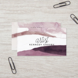 Watercolor Paint Artist Business Card