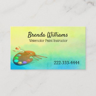 Watercolor paint instructor