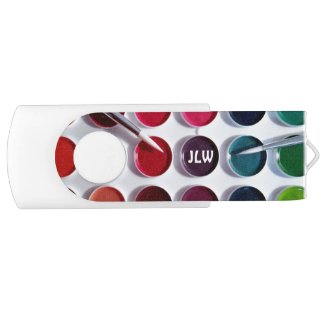 Watercolor Paint Pallet School Art Memories Flash 